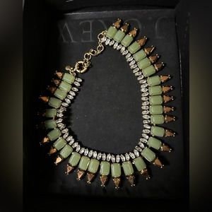 J. Crew Gold Spike Statement Necklace. Like New.